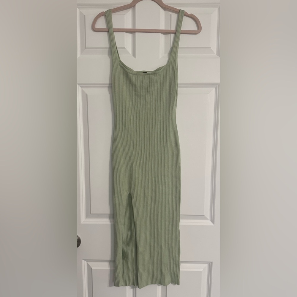 H&M Rib Knit Midi Dress